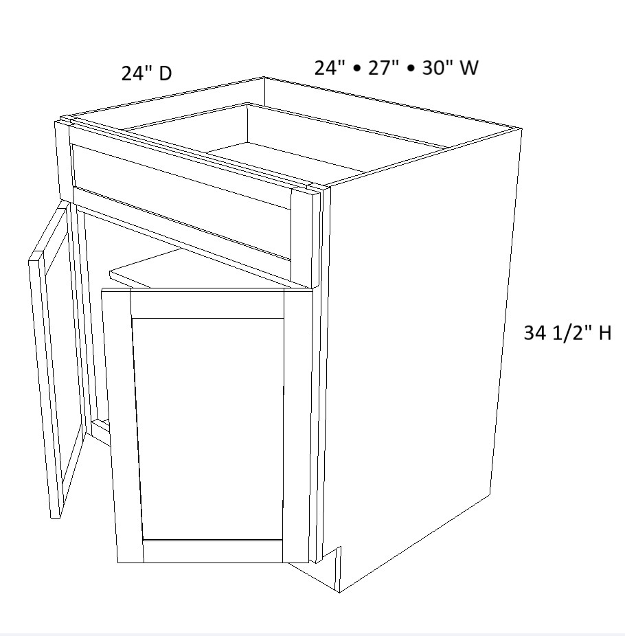 Double Doors Base Cabinet