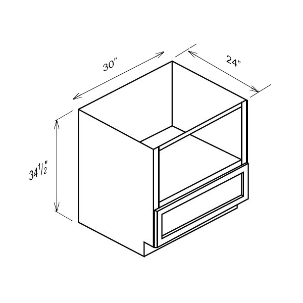 Microwave Base Cabinet