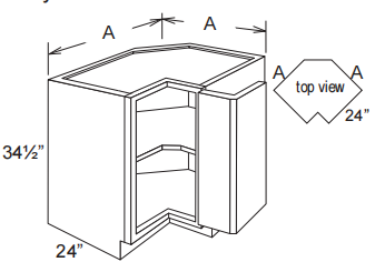 Easy Reach Corner Base Cabinet