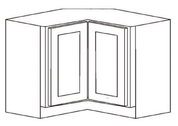 2 Doors Lazy Susan Base Cabinet