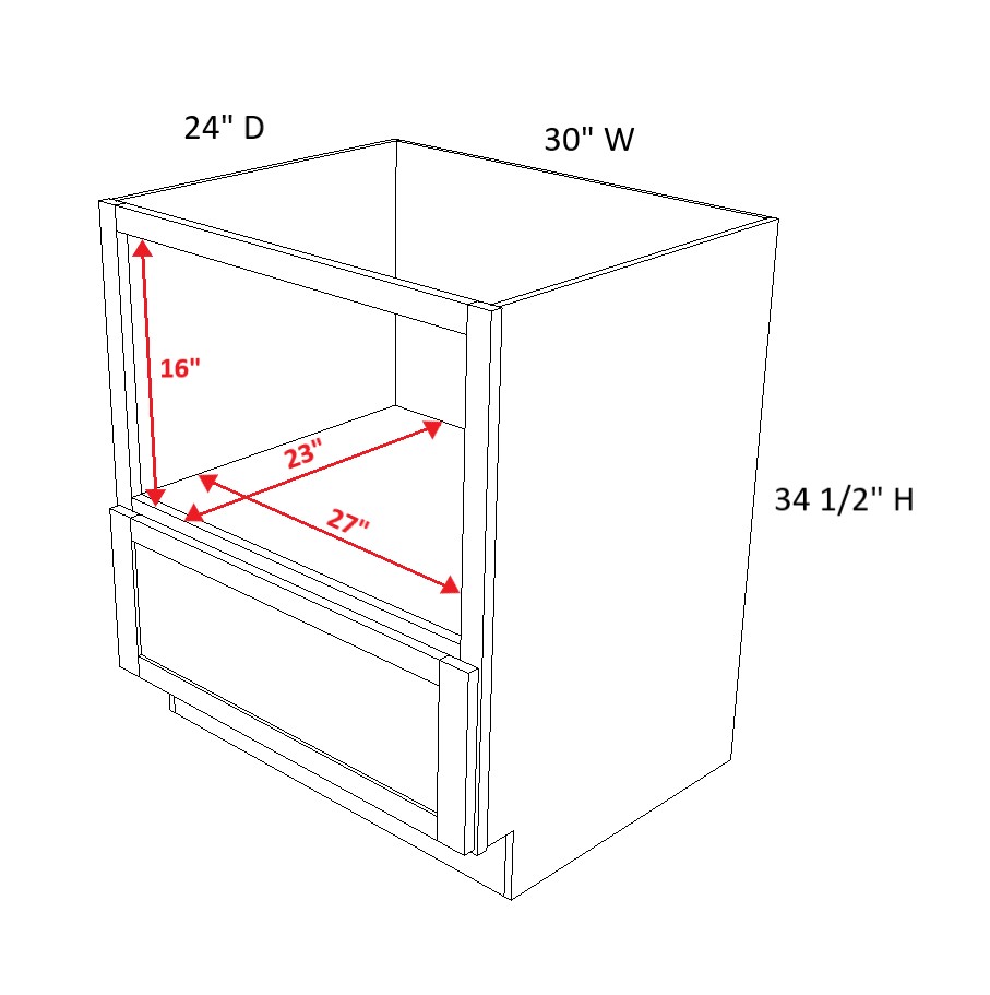 Microwave Base Cabinet