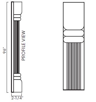 Trimmable Pilaster