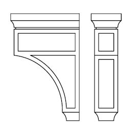 Corbels - CORBEL75L