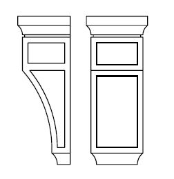 Corbels - CORBEL75M