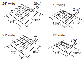 Cutlery Tray Divider - Insert Kit