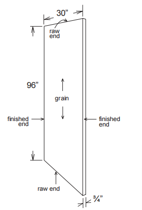 Deep Tall End Panel