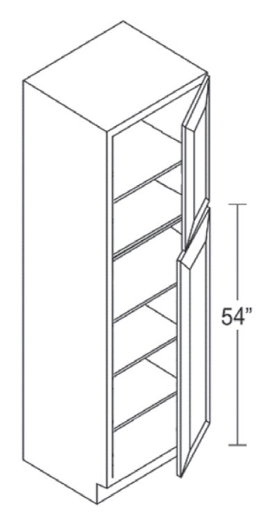 2 Doors Tall Pantry Cabinets