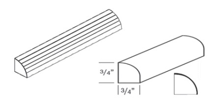 Quarter Round Molding