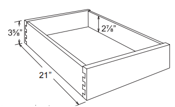 Roll Out Tray With Drawer Box