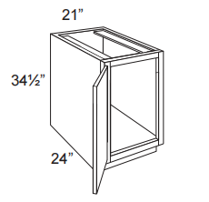 1 Door Full Height Sink Base Cabinet