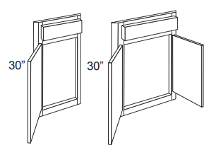 Sink Front Angle Cabinet