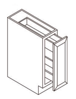 1 Door Base Spice Rack Cabinet