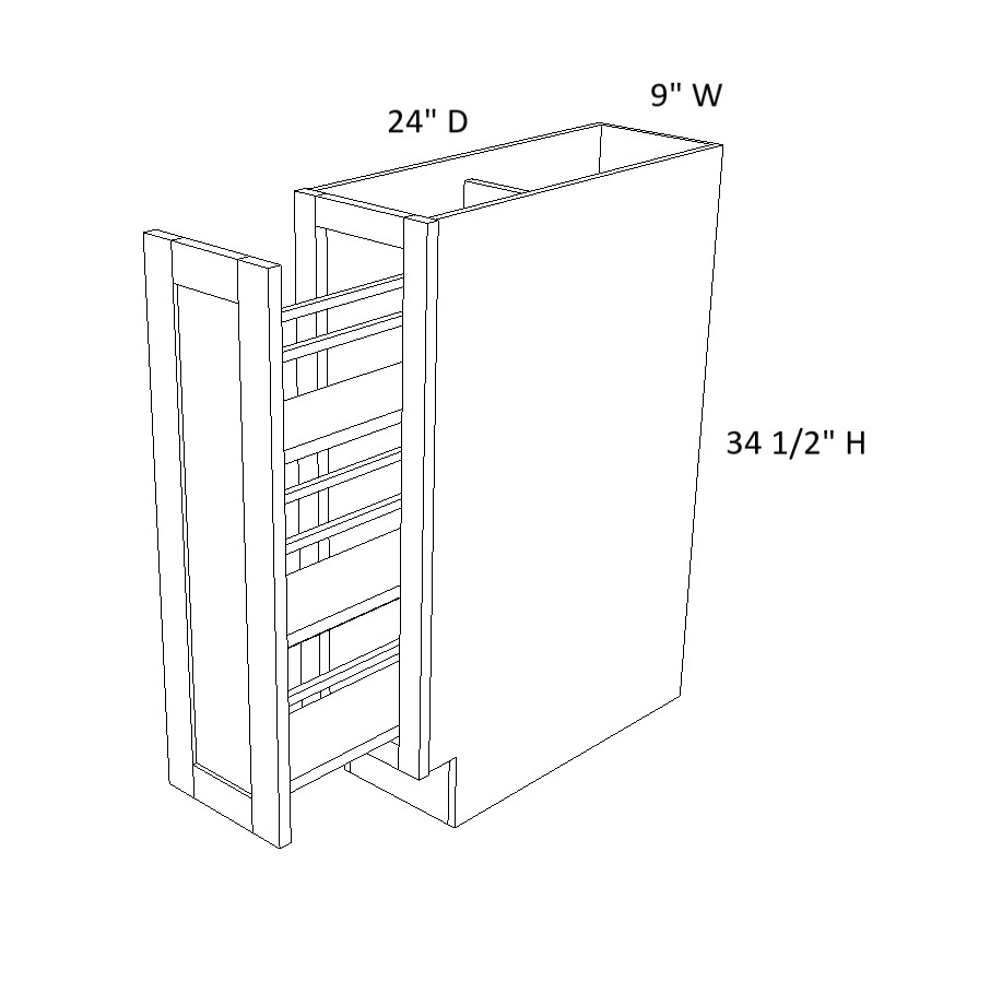 Spice Rack Base Cabinet