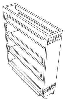 Base Storage Pull Out Organizer