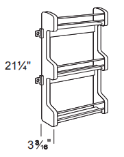 Wall Door Spice Rack