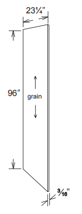 Tall End Panel