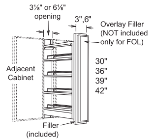 Wall Filler Storage Pull Out