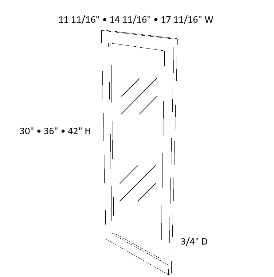 Wall Diagonal Corner Glass