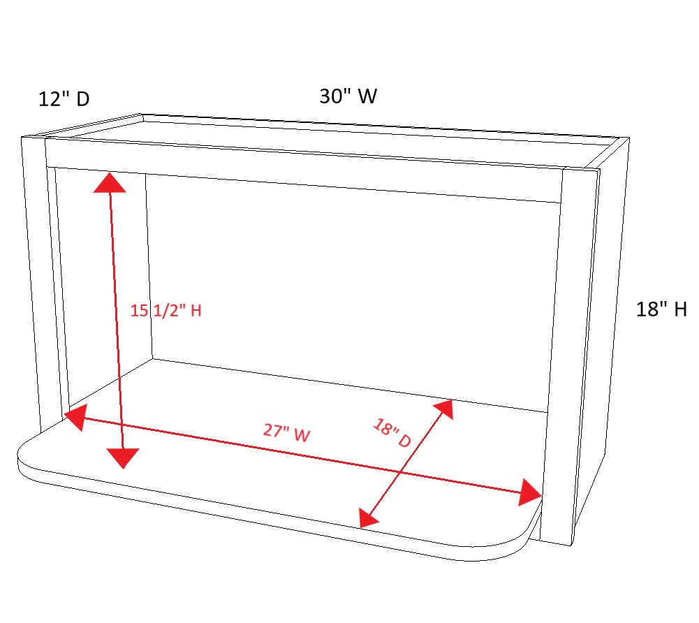 Wall Microwave Cabinet